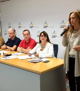 La Ejecutiva insular de CC muestra su agradecimiento a quienes han hecho realidad el Estatuto de Autonomía de Canarias · foto 2