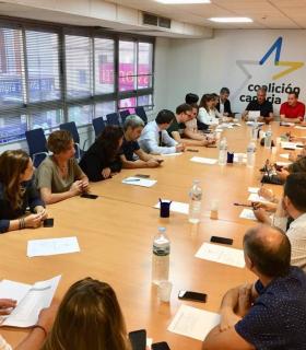 La Ejecutiva insular de CC muestra su agradecimiento a quienes han hecho realidad el Estatuto de Autonomía de Canarias · foto 3
