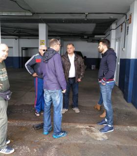 El alcalde de La Laguna supervisa de primera mano los desperfectos ocasionados por el fuerte oleaje en la costa del municipio · foto 3