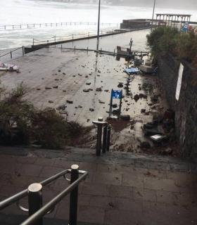 Ciudadanos critica la falta de previsión de CC ante el temporal que afectó a la comarca nordeste de San Cristóbal de La Laguna · foto 1