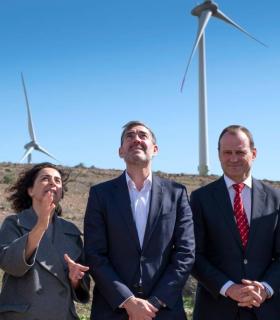 Fernando Clavijo inaugura el complejo eólico de Agüimes con capacidad para abastecer a 50.000 viviendas · foto 2