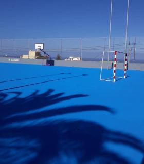 El Ayuntamiento de San Cristóbal de La Laguna concluye el acondicionamiento de los polideportivos de Milán y La Candelaria · foto 1