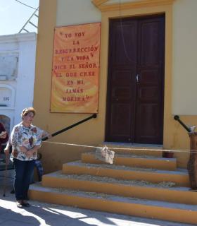 Gáldar: la Capilla del Cementerio Municipal de San Isidro inaugura un tradicional Nacimiento · foto 1