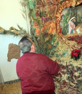 Gáldar: la Capilla del Cementerio Municipal de San Isidro inaugura un tradicional Nacimiento · foto 2