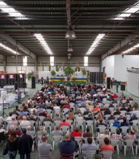 Clavijo destaca los avances del sector del plátano en 2018 durante un encuentro en la Cooperativa Llanos de Sardina · foto 1
