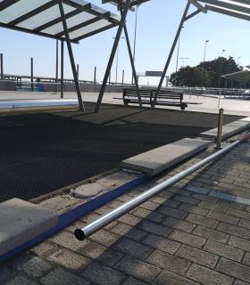 Las Palmas de Gran Canaria: Nuevas Generaciones y el Partido Popular denuncian el estado de dejadez de la zona deportiva de la cubierta de San Telmo · foto 5
