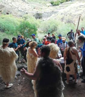 Más de de 300 personas participan en la Ruta el Camino Viejo de Candelaria · foto 2