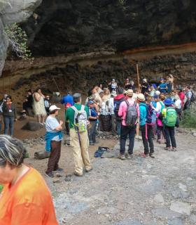 Más de de 300 personas participan en la Ruta el Camino Viejo de Candelaria · foto 3