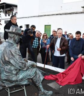 Haría rinde homenaje al maestro artesano Eulogio Concepción con una escultura · foto 5