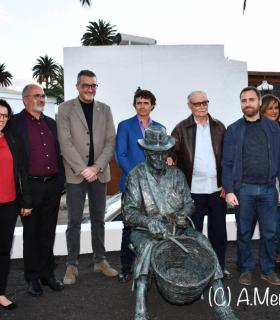 Haría rinde homenaje al maestro artesano Eulogio Concepción con una escultura · foto 4