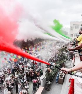 La Gran Polvacera tiñe de multicolor a Los Llanos de Aridane · foto 11