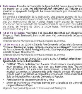 Puerto de la Cruz presenta un mes de actividades en torno al Día Internacional de las Mujeres · foto 6