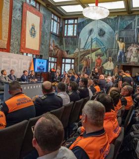 Fernando Clavijo sostiene que la Protección Civil en Canarias ha madurado como instrumento técnico y participativo en materia de seguridad pública · foto 4