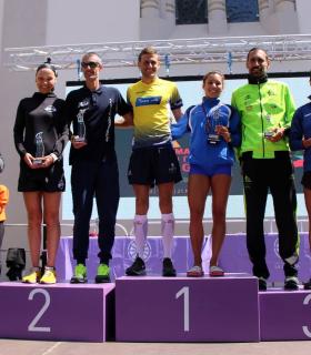 La Laguna proclamó a Marta Arnay y Fran Cabrera, como vencedores del Medio Maratón · foto 1