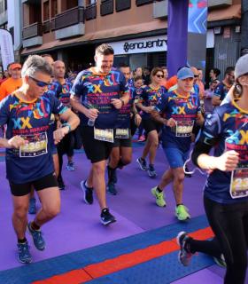 La Laguna proclamó a Marta Arnay y Fran Cabrera, como vencedores del Medio Maratón · foto 2
