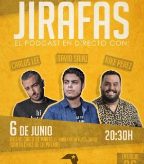David Sainz graba el penúltimo  podcast  de la segunda temporada de  Jirafas  en el marco del Festivalito · foto 3