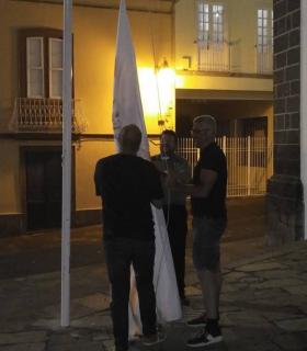 Güímar  Alumnos-trabajadores del Pfae de Turismo de Güímar, han participado en la Ruta nocturna de San Pedro Abajo, que con motivo del comienzo de mes conmemora las Fiestas de San Pedro 2019. · foto 2
