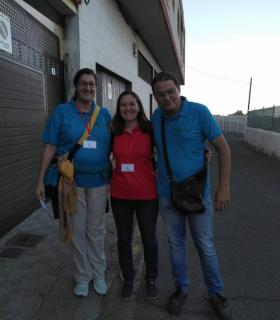 Güímar  Alumnos-trabajadores del Pfae de Turismo de Güímar, han participado en la Ruta nocturna de San Pedro Abajo, que con motivo del comienzo de mes conmemora las Fiestas de San Pedro 2019. · foto 1