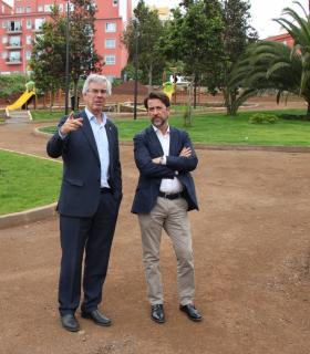 Carlos Alonso visita la nueva Biblioteca Municipal de Tacoronte y el Parque Urbano y Deportivo Hoya Machado · foto 2