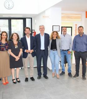 Carlos Alonso visita la nueva Biblioteca Municipal de Tacoronte y el Parque Urbano y Deportivo Hoya Machado · foto 3