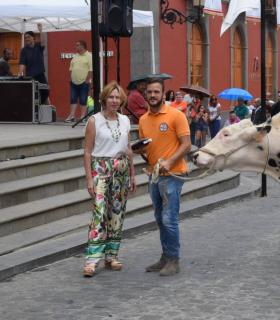 El mejor ganado de la isla desfila orgulloso ante Santiago de los Caballeros de Gáldar · foto 12