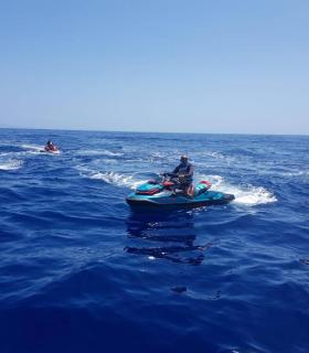 La Plataforma de Socorrismo agradece al Ayuntamiento de Alajeró su colaboración en la travesía en moto acuática desde Tenerife · foto 2