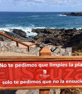 El Sauzal deja limpia su costa · foto 1