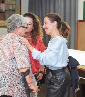 Medio centenar de vecinos y vecinas de Los Campitos acuden a un encuentro con la alcaldesa de Santa Cruz de Tenerife · foto 3