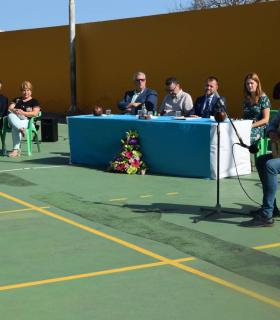 El alcalde de Gáldar da la bienvenida a los más de 4000 estudiantes que han iniciado este año el curso escolar · foto 6