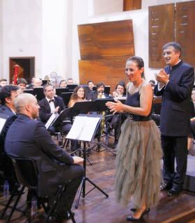 La alcaldesa de Santa Cruz de Tenerife preside el concierto ofrecido por la Banda Sinfónica Portuguesa · foto 1