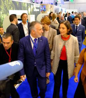 Ángel Víctor Torres anuncia en la inauguración de la XL World Travel Market de Londres que Canarias cerrará 2019 con algo más de 15 millones de turistas · foto 1