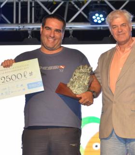 Arturo Telle en Master Fotosub y Tanausú Motas en IV Open de la Biodiversidad, ganadores del 23º Open Fotosub isla de El Hierro · foto 1