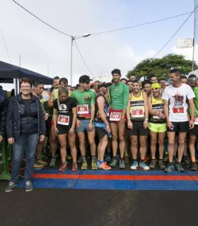 Raúl Díaz y Silvia Pérez, vencedores de la V Carrera de Montaña El Infierno 2019 · foto 2