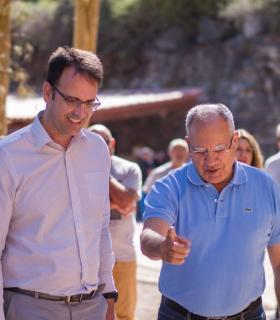 El Cabildo concluye las obras de la GM-3 y pone en funcionamiento la zona recreativa del Pinar de Salamanca · foto 1
