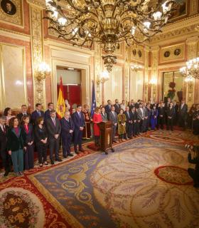 El presidente de Canarias celebra en el Congreso los 41 años de la Constitución Española · foto 2
