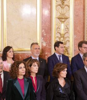 El presidente de Canarias celebra en el Congreso los 41 años de la Constitución Española · foto 1