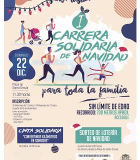 Santa Úrsula celebra el 22 de diciembre su I Carrera Solidaria de Navidad · foto 1