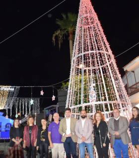 Tradicional encendido del Árbol de Luz en la plaza de Los Gigantes · foto 2