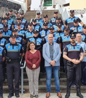 Candelaria: despedida a Gregorio González, en su último día de servicio en la Policía Local · foto 4