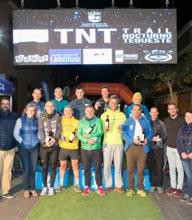 Miguel Heras y Myriam Baez, ganadores del X Trail Nocturno de Tegueste · foto 3