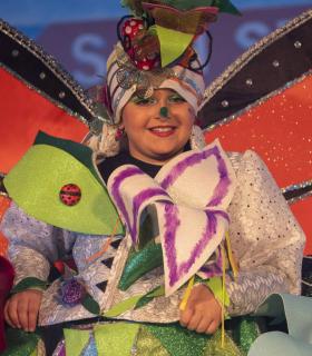 Lia Gutierrez elegida Reina Infantil del Carnaval de San Sebastián de La Gomera 2020 · foto 2