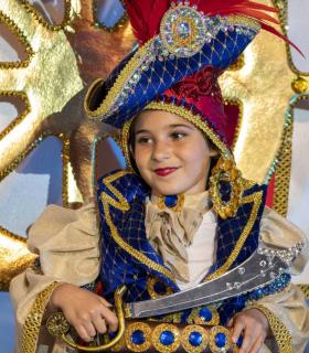 Lia Gutierrez elegida Reina Infantil del Carnaval de San Sebastián de La Gomera 2020 · foto 1