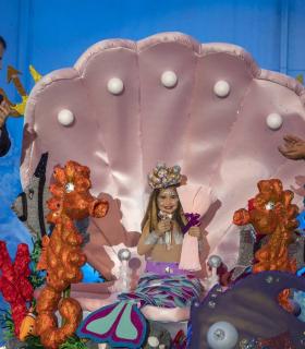 Lia Gutierrez elegida Reina Infantil del Carnaval de San Sebastián de La Gomera 2020 · foto 3