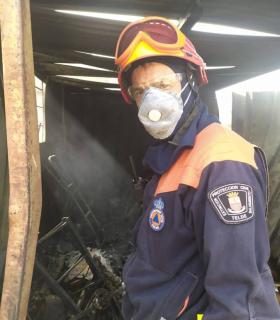 Telde se suma al dispositivo que lucha contra el incendio de Tasarte · foto 4