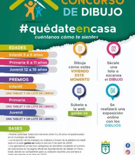 El Ayuntamiento de Gáldar invita a los escolares a dibujar y compartir la experiencia de quedarse en casa · foto 1