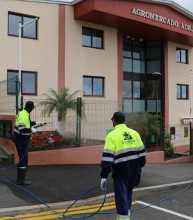 Adeje prosigue con el plan de desinfección · foto 1