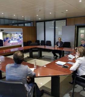 El Comité de Gestión de Emergencia Sanitaria se reunió hoy con los responsables del sector de la sanidad privada del Archipiélago · foto 2