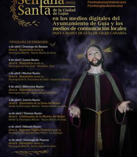 El Ayuntamiento de Santa María de Guía retransmitirá las eucaristías de Semana Santa a través de los medios de comunicación locales · foto 1