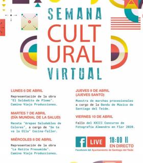 El Ayuntamiento de Santiago del Teide organiza una Semana Cultural Virtual en tiempos de confinamiento por el COVID-19 · foto 1
