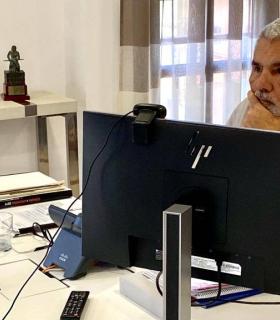 Rodríguez Fraga presenta al sector empresarial un directorio interactivo de PYMES abiertas durante el confinamiento · foto 1